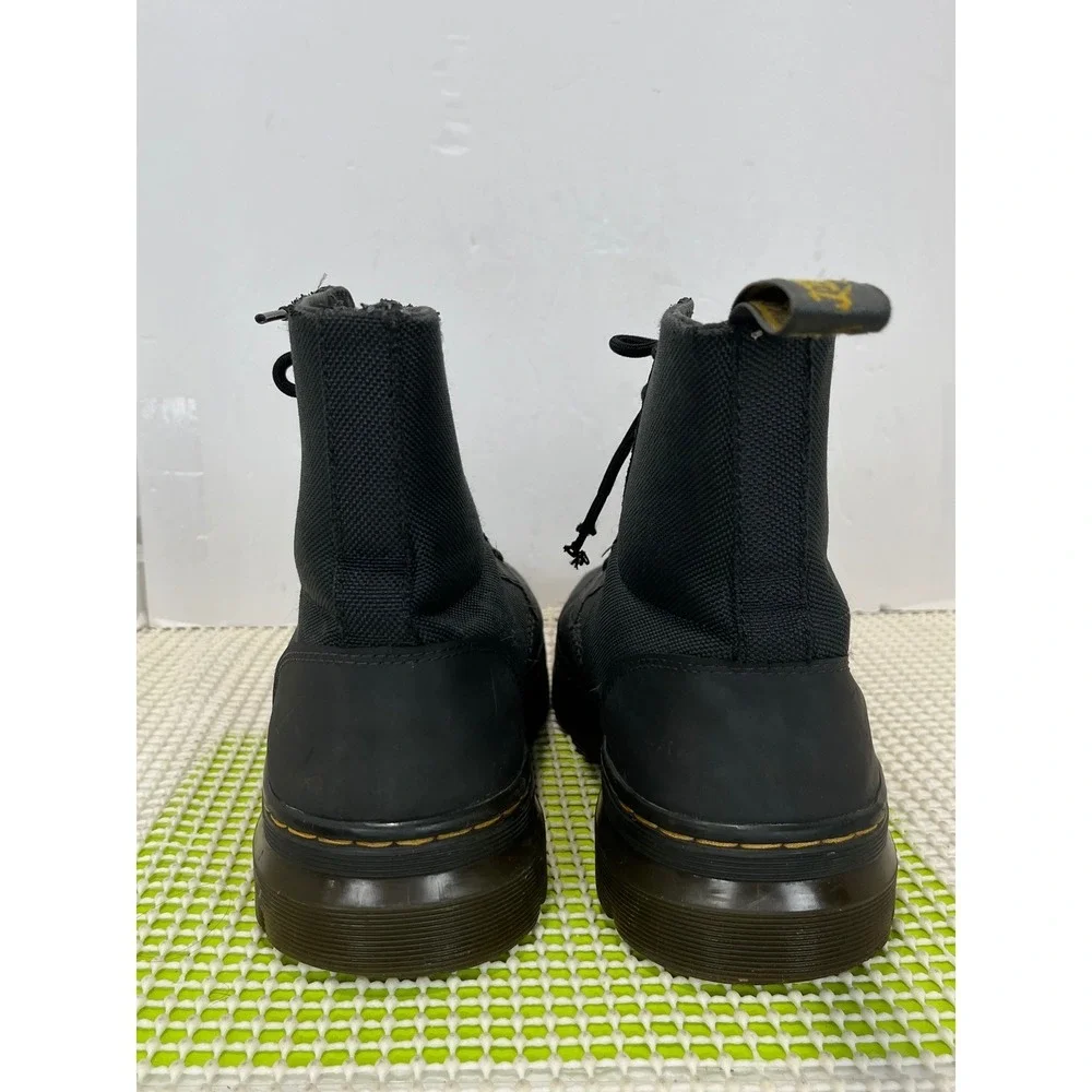 Dr. Martens Combs Utility Boots Men's 10 Women's 11 Black Nylon GOOD